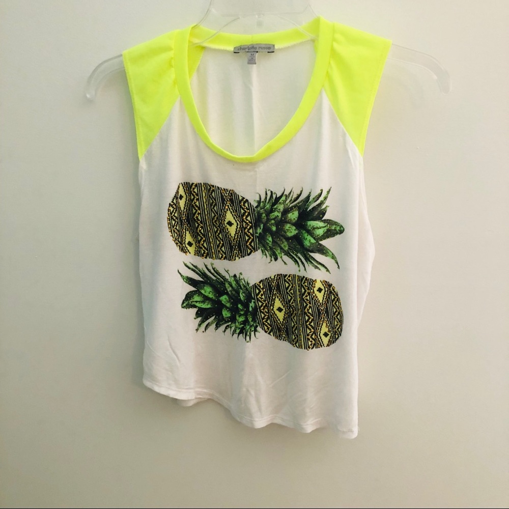 M Charlotte Russe Pineapple Top